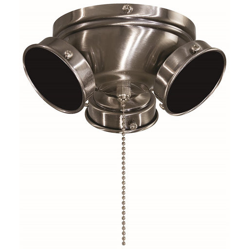 Minka Aire Universal 7in LED Light Kit | Traditional Pewter Finish | Ceiling Fan Accessory for Dry Locations | 7 x 7 x 3 in | Model K35L-PW