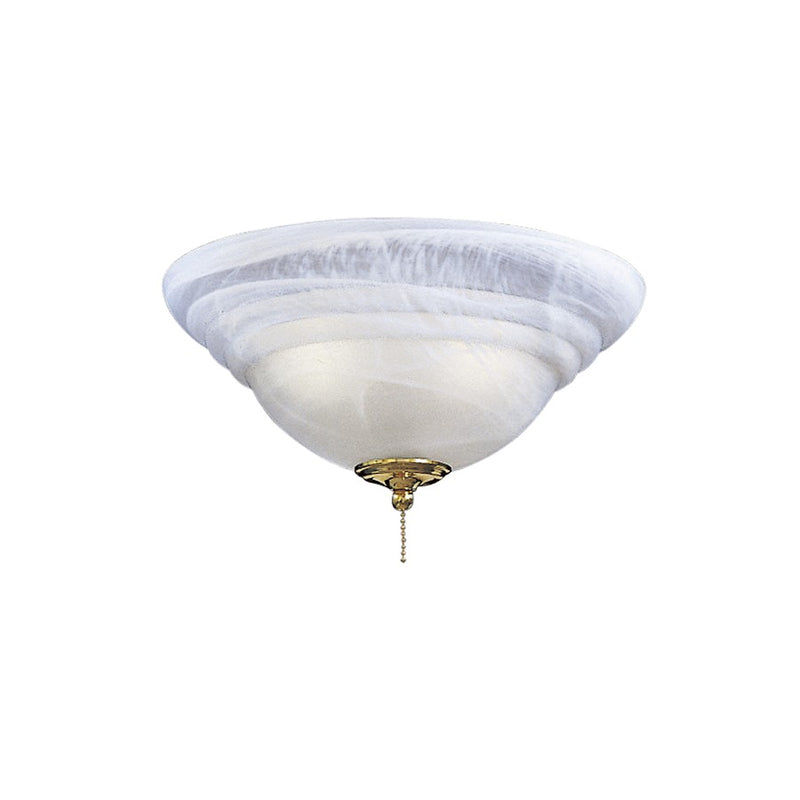Minka Aire Universal 3-Light Light Kit | Traditional White Etched Swirl Glass | Ceiling Fan Light Kit | 13 x 13 x 6 in | Model K9369-L
