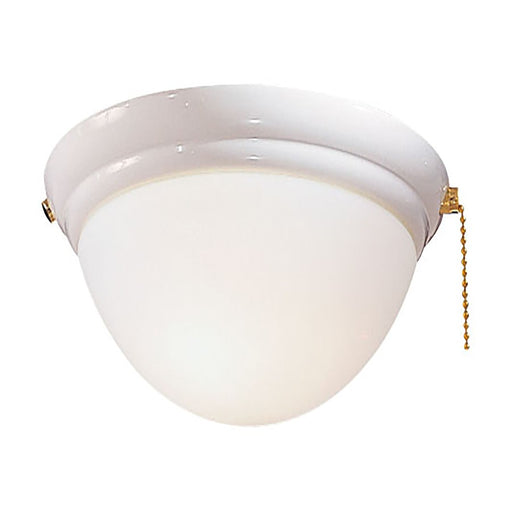 Minka Aire Universal 9in LED Light Kit | White Traditional | Ceiling Fan Accessory | 9 x 9 x 4 in | Model K9373L-WH