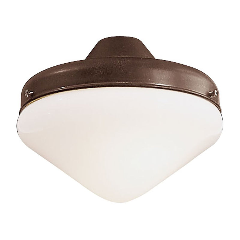 Minka Aire Universal 10.5in 1-Light LED Light Kit | Traditional Oil Rubbed Bronze | Ceiling Fan Light Kit | 10.5 x 10.5 x 6 in | Model K9401L-ORB