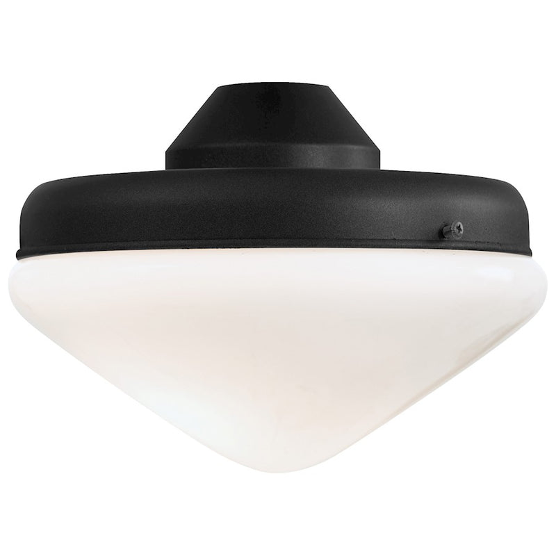 Minka Aire Universal 10.5in 1-Light LED Light Kit | Traditional Oil Rubbed Bronze | Ceiling Fan Light Kit | 10.5 x 10.5 x 6 in | Model K9401L-ORB