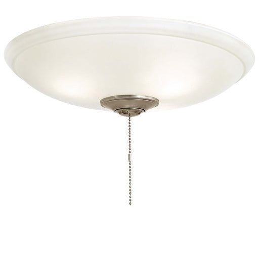 Minka Aire Universal 12in 3-Light Ceiling Fan Light Kit | White Frosted Glass | Living Room & Bedroom Fan Light | 12 x 12 x 2.5 in | Model K9515-1