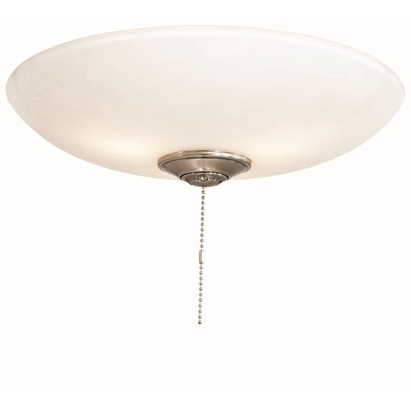Minka Aire Universal 12 1/4in 3-Light LED Light Kit | Traditional White Finish | Ceiling Fan Accent Light | 12 x 12 x 3 in | Model K9525L-1