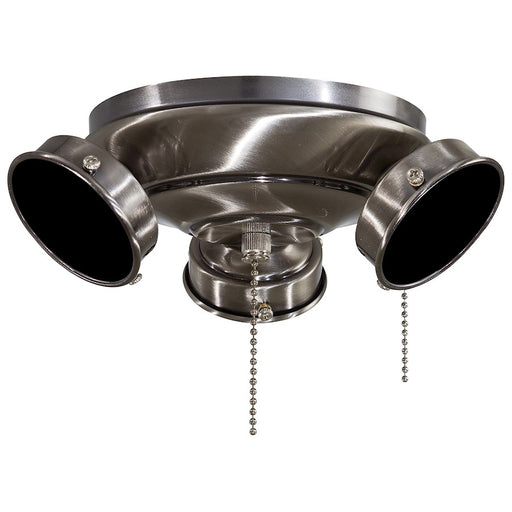Minka Aire Timeless 8in 3-Light Ceiling Fan Light Kit | Traditional Pewter Finish | Living Room & Bedroom Fan Light | 8 x 8 x 3 in | Model K9614-PW