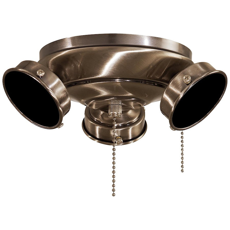 Minka Aire Timeless Custom LED Light Kit | Traditional Heirloom Bronze Finish | Ceiling Fan Light Kit for Living Room & Bedroom | Model K9614L-HBZ