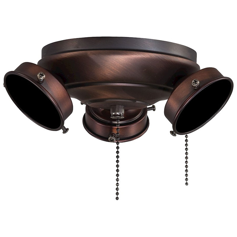 Minka Aire Timeless Custom LED Light Kit | Traditional Heirloom Bronze Finish | Ceiling Fan Light Kit for Living Room & Bedroom | Model K9614L-HBZ