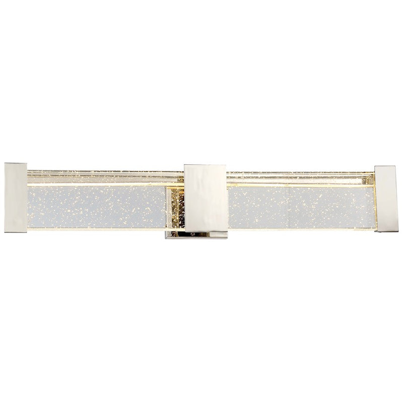 Metropolitan Lighting Stellaris 30in LED Bath Vanity Light | Contemporary Polished Nickel | Bathroom Vanity | 30 x 4.5 x 5.25 in | Model N1732-613-L