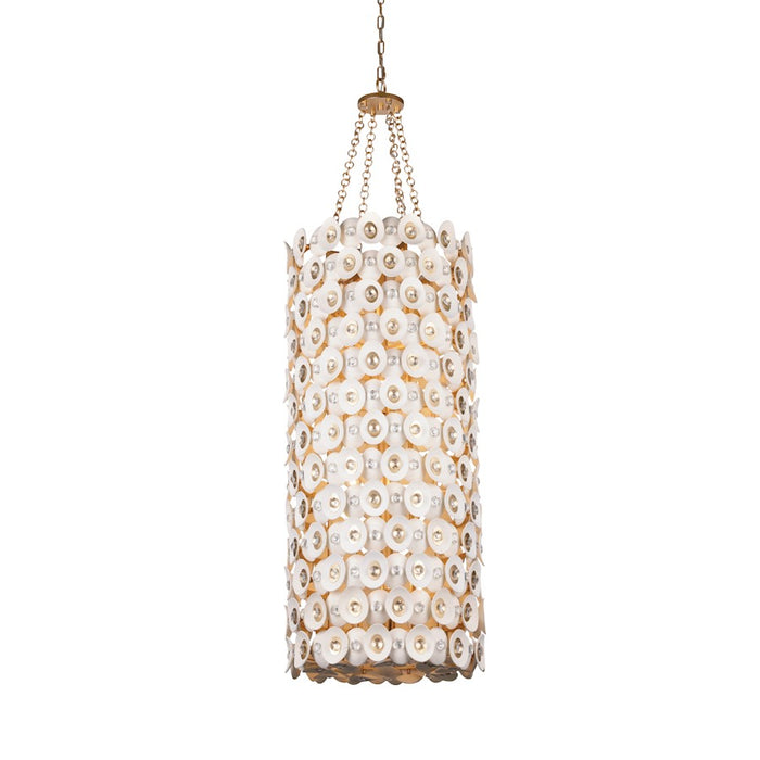 Minka Metropolitan Niu 12Lt Foyer, Fawn Gold/White - N1866-760