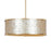 Minka Metropolitan Sommers Bend 6Lt Pendant, Fawn Gold/White - N1935-760