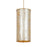 Minka Metropolitan Sommers Bend 6Lt Pendant, Gold/White - N1936-760