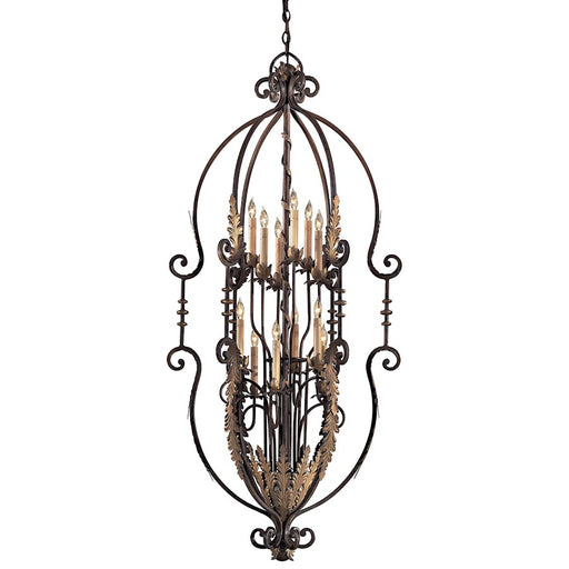Metropolitan Lighting Armandari 30in 12-Light Chandelier | Traditional Armandari Finish | Dining Room & Grand Foyer | 30 x 64 in | Model N3644-362