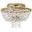 Minka Metropolitan 6 Light Flush Mount, Harvest Gold - N6896-898