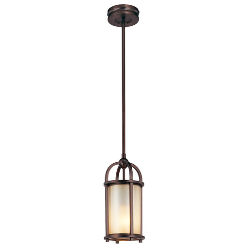 Metropolitan Lighting Underscore 6in 1-Light Mini Pendant | Transitional Cimmaron Bronze | Kitchen Island & Breakfast Bar | Model N6953-1-267B