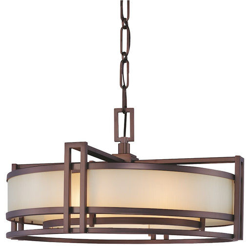 Metropolitan Lighting Underscore 24in 3-Light Pendant | Transitional Cimmaron Bronze | Kitchen Island & Dining Room | Model N6963-1-267B