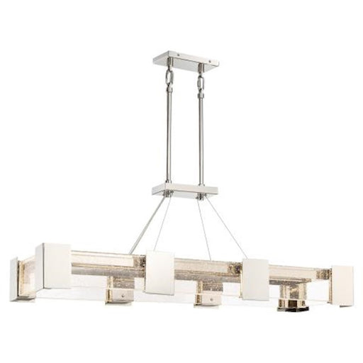 Metropolitan Lighting Stellaris 44in LED Island Light | Contemporary Polished Nickel | Kitchen Island & Breakfast Bar | Model N7237-613-L