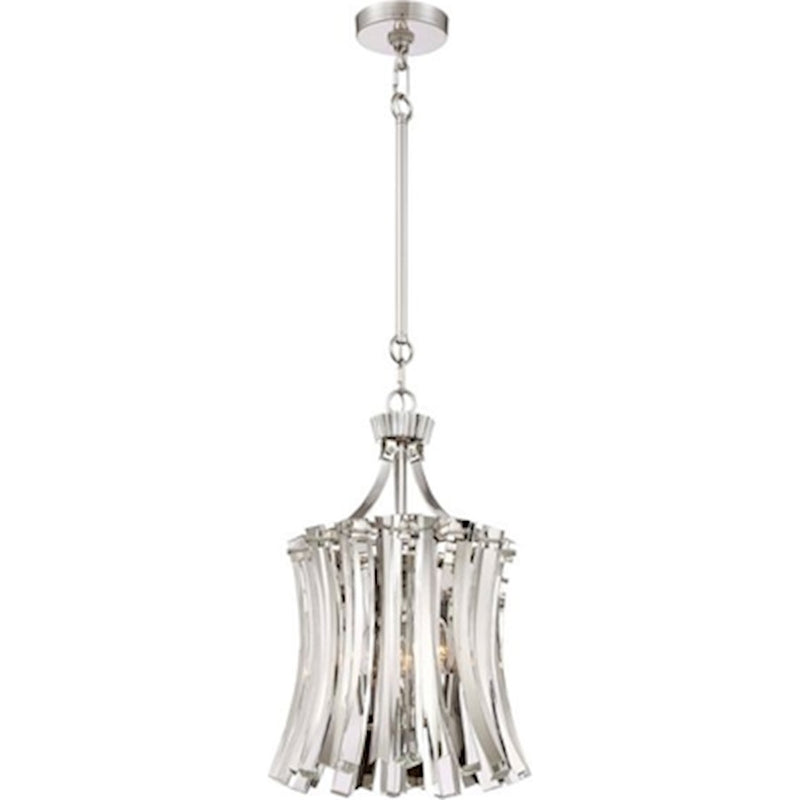 Metropolitan Lighting Elegance Royale 16in 4-Light Pendant | Transitional Polished Nickel | Kitchen Island & Dining Room | Model N7254-613