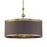 Minka Metropolitan Splendour 5 Light Pendant, Chocolate Linen