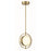 Minka Metropolitan 1 Light LED Pendant, Soft Brass - N7671-695-L