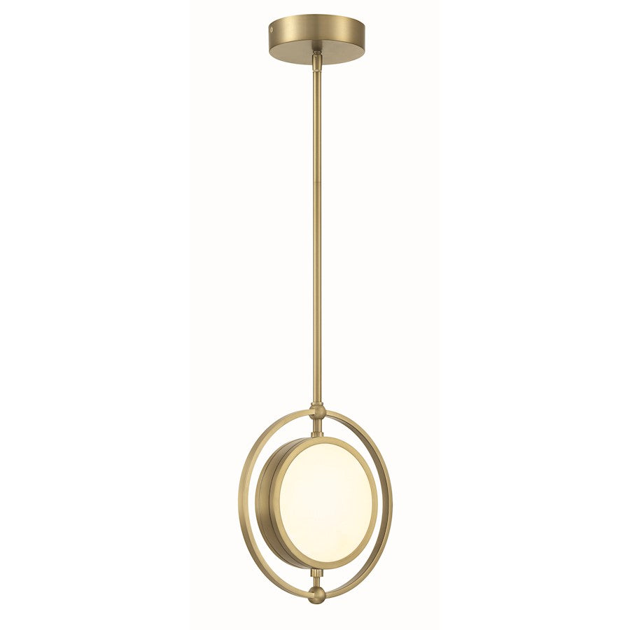 Minka Metropolitan 1 Light LED Pendant, Soft Brass - N7671-695-L