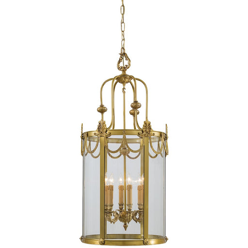 Metropolitan Lighting Family 6-Light Foyer Pendant | Traditional Dore Gold Cast Brass | Foyer & Entryway | 19 x 41 in | Model N850906