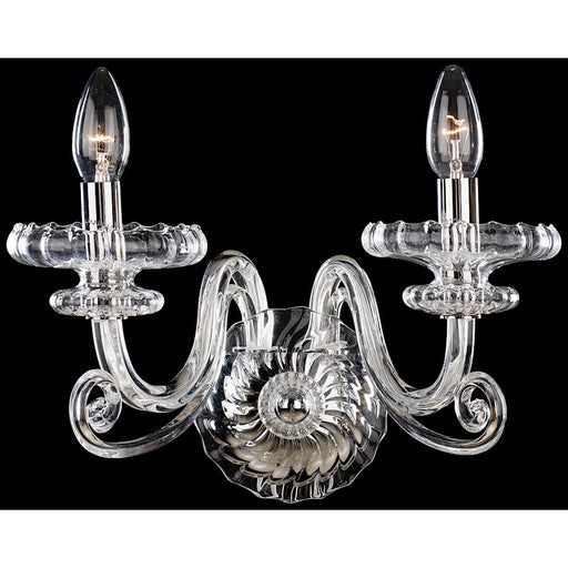 Metropolitan Lighting 2-Light Wall Sconce 8in | Traditional Chrome Handcrafted Spain | Bathroom & Hallway Accent | 13 x 10 x 8 in | Model N9162