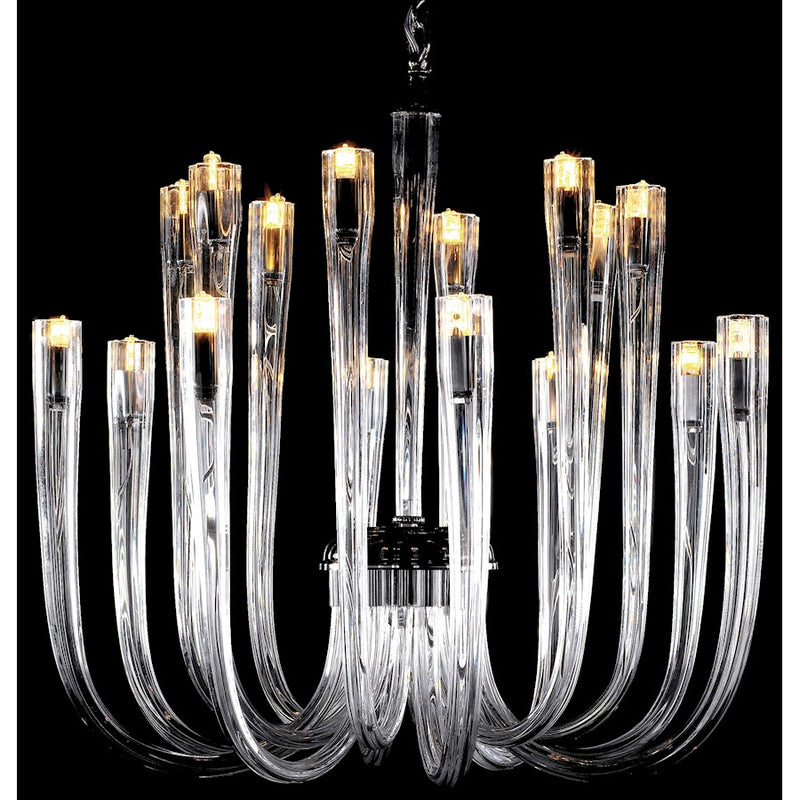 Metropolitan Lighting 12-Light Chandelier | Chrome Traditional Styling | Dining Room & Foyer Statement Light | 24 x 24 x 23 in | Model N9186