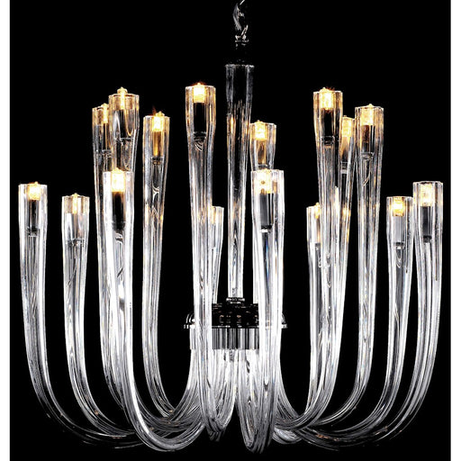 Metropolitan Lighting 12-Light Chandelier | Chrome Traditional Styling | Dining Room & Foyer Statement Light | 24 x 24 x 23 in | Model N9186