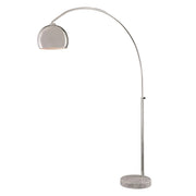 George Kovacs George's Reading Room 64in 1-Light Arc Floor Lamp | Contemporary Chrome | Living Room & Reading Nook | 15 x 64 x 75 in | Model P053-077
