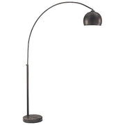 George Kovacs Reading Room 64in 1-Light Arc Floor Lamp | Contemporary Dorian Bronze | Living Room & Reading Nook | 64 x 15 x 75 in | Model P053-615B