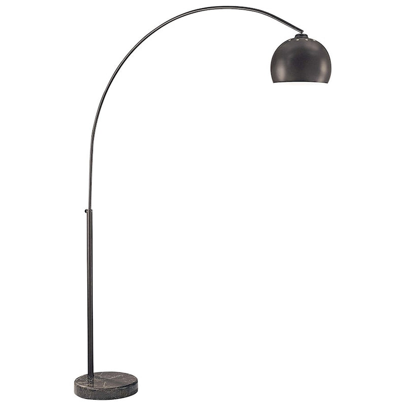 George Kovacs Reading Room 64in 1-Light Arc Floor Lamp | Contemporary Dorian Bronze | Living Room & Reading Nook | 64 x 15 x 75 in | Model P053-615B