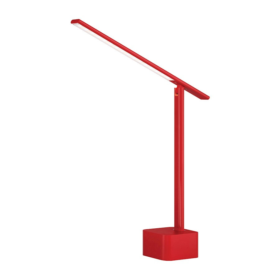 Minka George Kovacs Rechargeable LED 14" Table Lamp, Gloss Red - P085-640B-L