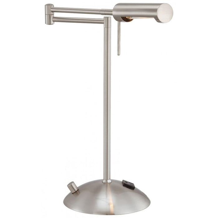 Minka George Kovacs 1 Light Table Lamp, Brushed Nickel - P101-084