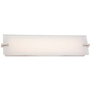 George Kovacs Hooked 25in 1-Light Bathroom Vanity Light | Contemporary Polished Nickel | Bathroom Vanity | W 25 x D 3 x H 6 in | Model P1113-613-L