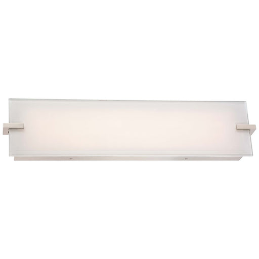 George Kovacs Hooked 25in 1-Light Bathroom Vanity Light | Contemporary Polished Nickel | Bathroom Vanity | W 25 x D 3 x H 6 in | Model P1113-613-L