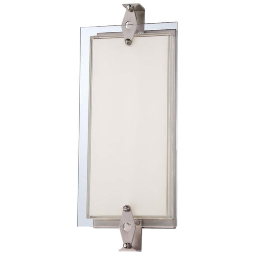 George Kovacs Cuff Link 15in LED Wall Sconce | Contemporary Brushed Nickel | Bathroom & Hallway | 6 x 2 x 15 in | Model P1120-084-L