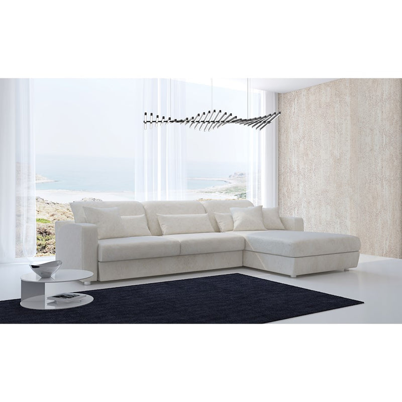 George Kovacs Stake Out 49in LED Pendant | Modern Chocolate Finish and Acrylic | Dining Room & Living Room | 49 x 19 x 59 in | Model P1158-675-L