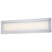George Kovacs Framed 24in 1-Light LED Bath Vanity Light | Contemporary Chrome | Bathroom Vanity | 24 x 1.5 x 6.25 in | Model P1163-077-L