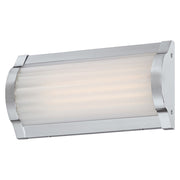 George Kovacs Verin 9in 1-Light LED Bath Vanity Light | Contemporary Chrome | Bathroom Vanity Lighting | W 9 x D 2 x H 5 in | Model P1171-077-L