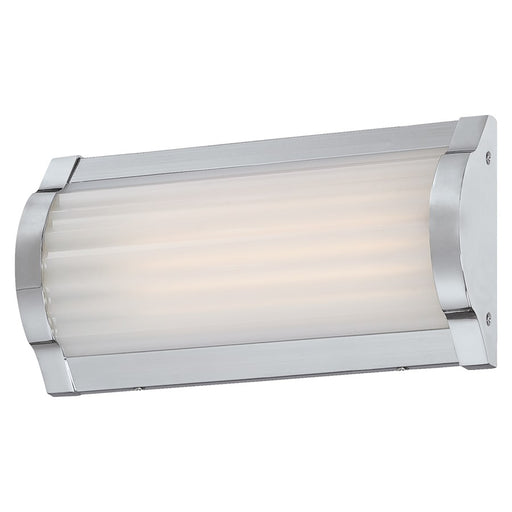 George Kovacs Verin 9in 1-Light LED Bath Vanity Light | Contemporary Chrome | Bathroom Vanity Lighting | W 9 x D 2 x H 5 in | Model P1171-077-L