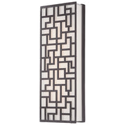 George Kovacs Alecia's Necklace 16in Outdoor Sconce | Sand Bronze Contemporary | Covered Patio & Entryway | 6 x 2 x 16 in | Model P1222-287-L