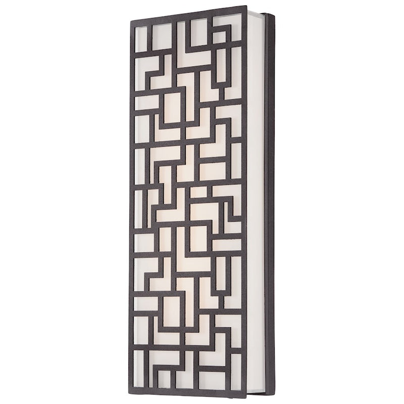 George Kovacs Alecia's Necklace 16in Outdoor Sconce | Sand Bronze Contemporary | Covered Patio & Entryway | 6 x 2 x 16 in | Model P1222-287-L