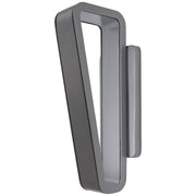 George Kovacs Pediment 16in LED Wall Sconce | Soldered Silver Contemporary | Indoor & Covered Outdoor | 5 x 7 x 16 in | Model P1225-297-L