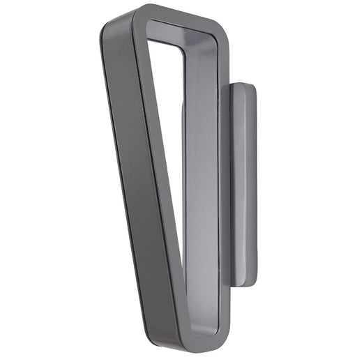 George Kovacs Pediment 16in LED Wall Sconce | Soldered Silver Contemporary | Indoor & Covered Outdoor | 5 x 7 x 16 in | Model P1225-297-L