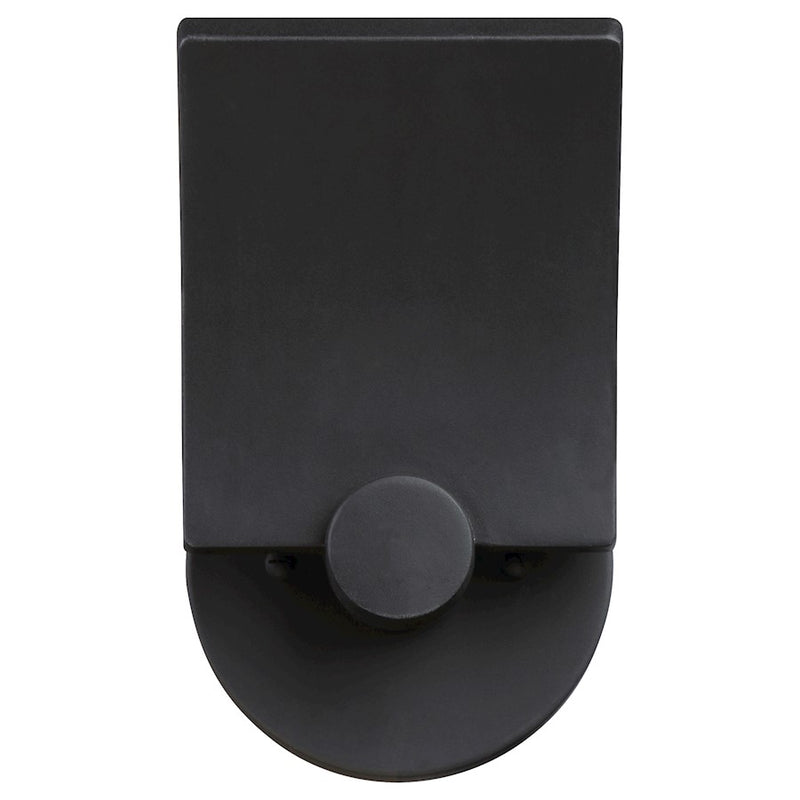 George Kovacs Flipout 8in 1-Light Wall Sconce | Contemporary Black Finish | Bedroom & Hallway Accent Light | 5 x 4 x 8 in | Model P1234-066-L