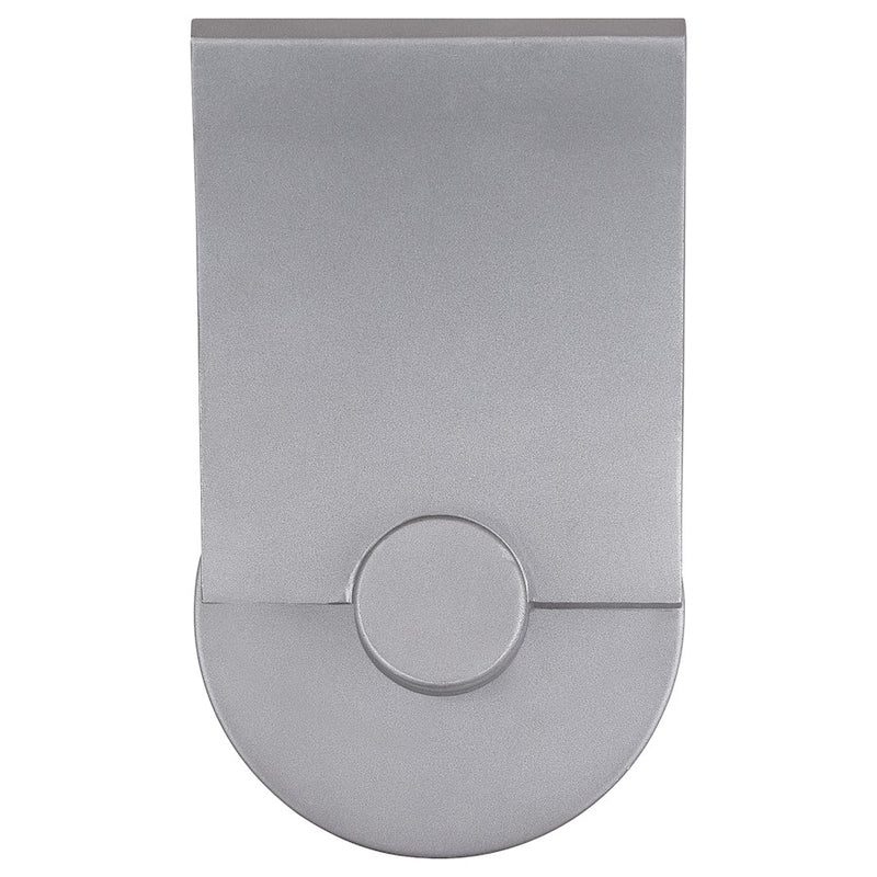 George Kovacs Flipout LED 8in Wall Sconce | Sand Silver Contemporary | Hallway & Bedroom Accent | 5 x 8 x 4 in | Model P1234-295-L