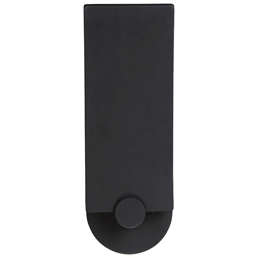 George Kovacs Flipout 14in 1-Light LED Wall Sconce | Contemporary Black | Hallway & Bedroom Accent | 5 x 4 x 14 in | Model P1235-066-L