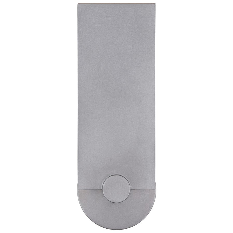 George Kovacs Flipout 14in 1-Light Wall Sconce | Contemporary Sand Silver Finish | Living Room & Entryway Accent | 5 x 4 x 14 in | Model P1235-295-L