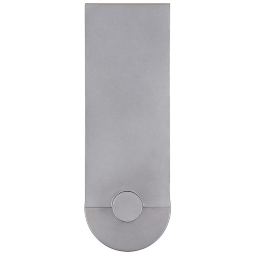 George Kovacs Flipout 14in 1-Light Wall Sconce | Contemporary Sand Silver Finish | Living Room & Entryway Accent | 5 x 4 x 14 in | Model P1235-295-L
