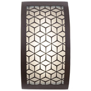 George Kovacs Copula 10in LED Outdoor Sconce | Modern Alder Bronze Aluminum | Entryway & Porch | 3 x 5 x 10 in | Model P1238-246-L