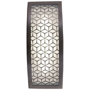 George Kovacs Copula 13in LED Outdoor Sconce | Modern Alder Bronze Aluminum | Entryway & Porch | 3 x 5 x 13 in | Model P1239-246-L
